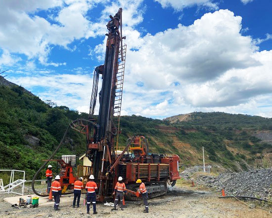 Africa drill site running Schramm AD500 and AD600 RC Hammers
