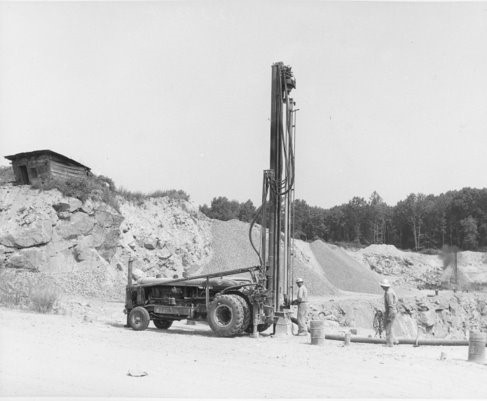 RC Drilling Schramm history photos 1960-1980