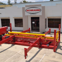 Schramm Loadsafe pipe & casing handling system by Schramm Australia location.