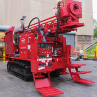 Schramm T450GT compact, maneuverable track mounted drill rig